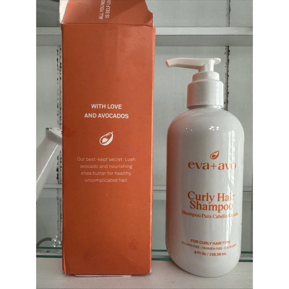 eva+avo Curly Hair Rosemary Avocado Hair Shampoo - 8 fl oz *NEW*
